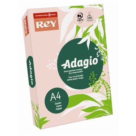 Rey "Adagio" Másolópapír színes A4 80g pasztell rózsaszín (ADAGI080X643)