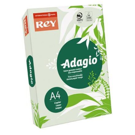 Rey "Adagio" Másolópapír színes A4 80g pasztell zöld (ADAGI080X648)