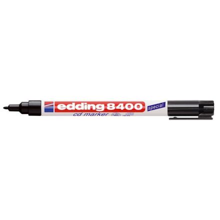 EDDING "8400" alkoholos marker, 0,5-1 mm fekete (TED8400FK)