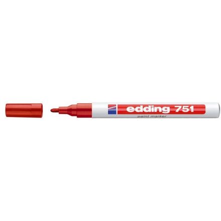 EDDING "751" lakkmarker 1-2 mm piros (TED7514)