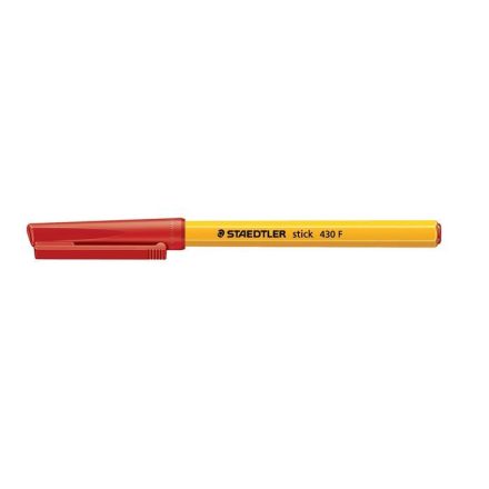 STAEDTLER "Stick 430 F" golyóstoll 0,3 mm piros (TS430F2)
