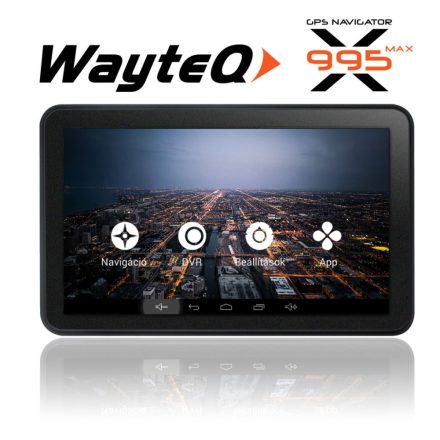 Wayteq x995 MAX Android 8GB navigáció