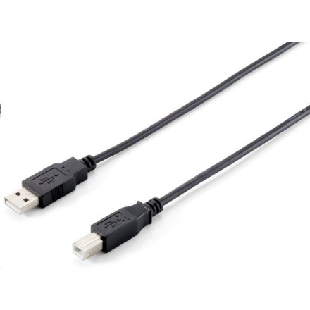 Equip 128863 USB 2.0 A-B nyomtató kábel apa - apa duplán árnyékolt 1m