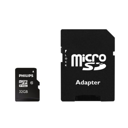 32GB microSDHC Philips CL10 + adapter (FM32MP45B)