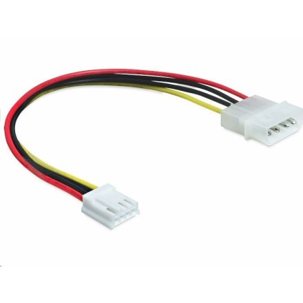 Delock 83184 molex 4 tűs apa > 3, 5" floppy táp anya 24cm