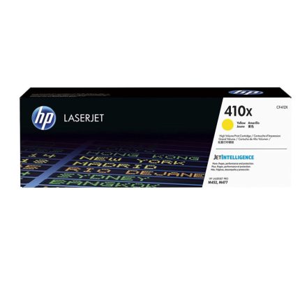 HP 410X nagy kapacitású tonerkazetta sárga (CF412X)