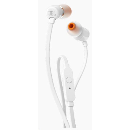 JBL T110 In-Ear fülhallgató fehér (T110WHT)