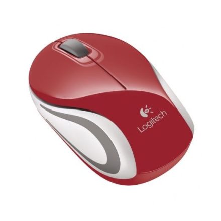 Logitech M187 vezeték nélküli optikai egér piros (910-002732)