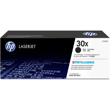 HP CF230X nagy kapacitású LaserJet tonerkazetta fekete (30X)