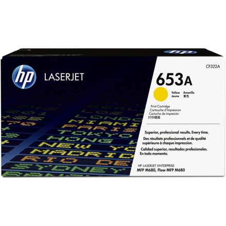 HP CF322A LaserJet tonerkazetta sárga (653A)