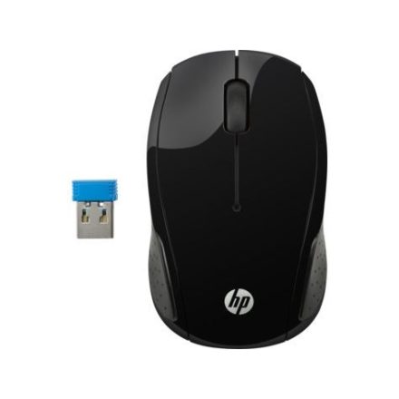 HP 200 vezeték nélküli optikai egér fekete (X6W31AA)