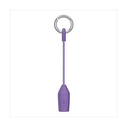 Belkin MIXIT Lightning-USB Clip adat/töltőkábel-kulcstartó lila  (F8J173bt06INPUR)