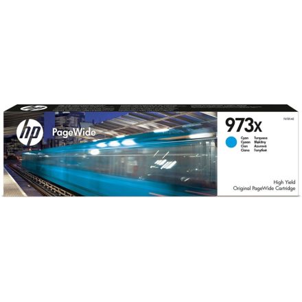 HP 973X nagy kapacitású PageWide patron kék (F6T81AE)