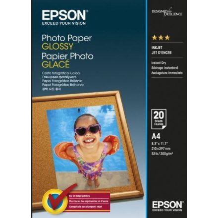 Epson S400035 A4 fényes fotópapír 20 lap