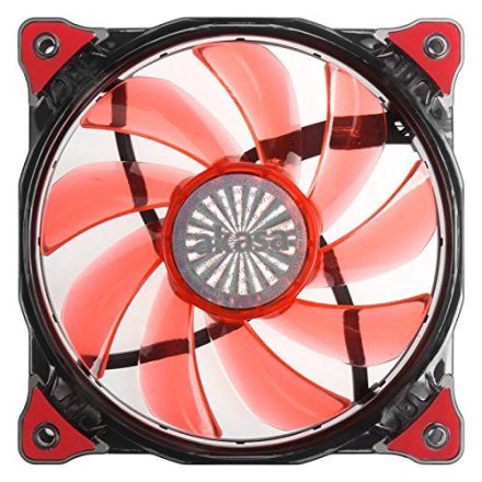 Akasa Vegas ház hűtő ventilátor piros LED (AK-FN091-RD)