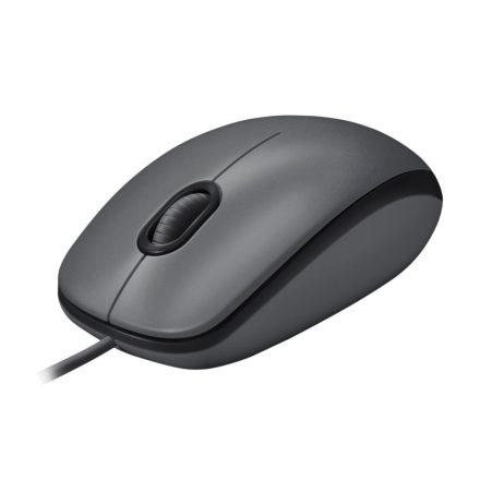 Logitech M100 optikai egér fekete USB (910-005003)