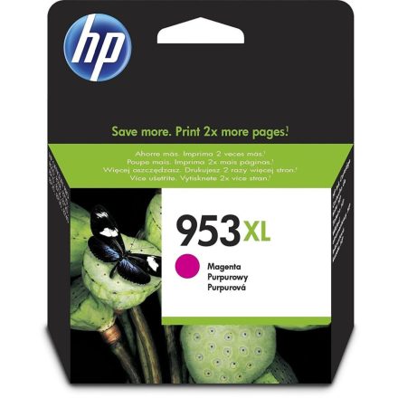 HP 953XL nagy kapacitású tintapatron magenta (F6U17AE)