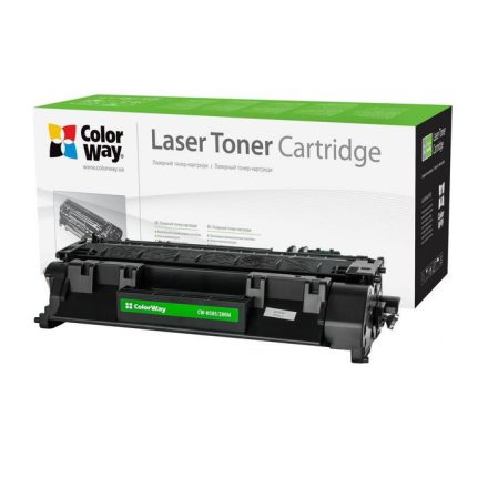 ColorWay CW-H505/280M HP:CE505A/CF280A/Canon toner fekete