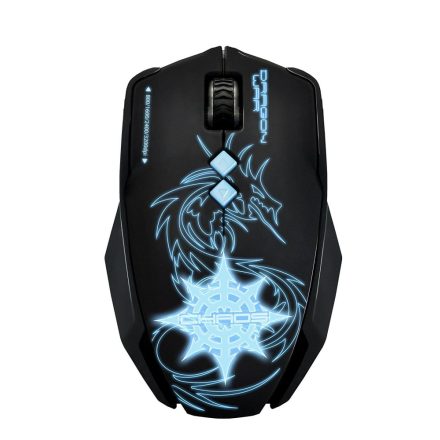 Dragon War ELE-G7 CHAOS Gaming Blue-Sensor egér fekete USB