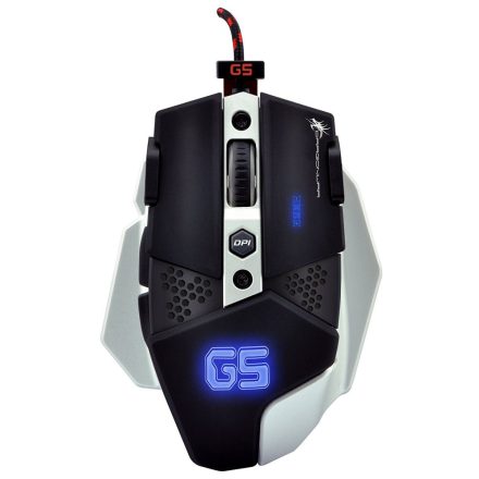 Dragon War ELE-G5 WARLORD Gaming Blue-Sensor egér fekete-szürke USB