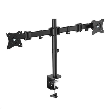 LogiLink Dual asztali monitor tartó konzol 13–27" max 8 kg fekete (BP0022)