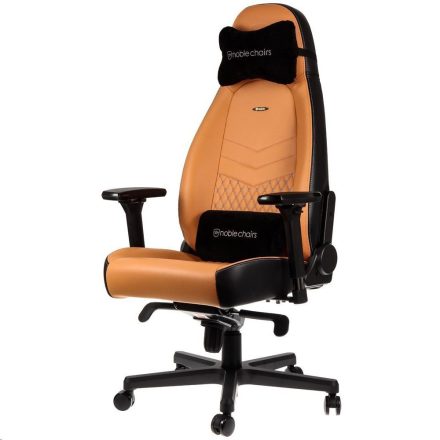 noblechairs ICON gaming szék Valódi bőr Fekete/Barna (NBL-ICN-RL-CBK)