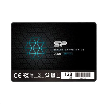 128GB Silicon Power SSD-SATAIII 2,5" Ace A55 meghajtó (SP128GBSS3A55S25)