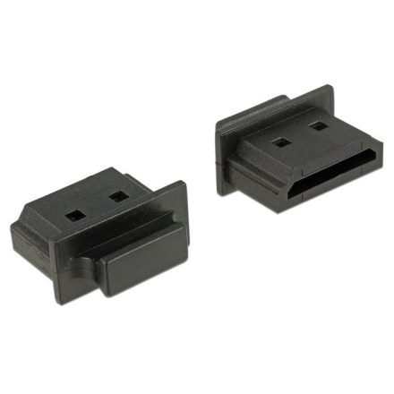 Delock 64029 HDMI-A kimenethez porvédő fogantyúval 10 db fekete