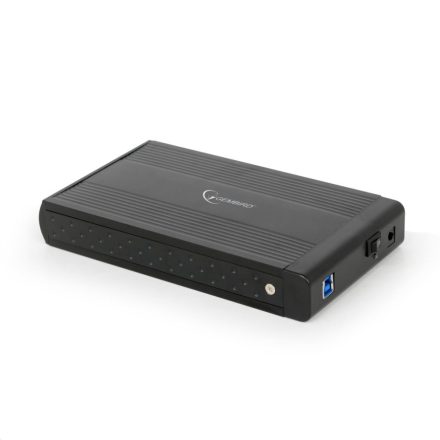 Gembird 3.5'' külső SATA merevlemez ház USB 3.0 fekete (EE3-U3S-3)