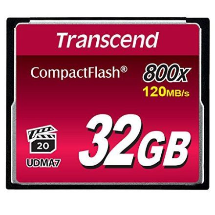 32GB Compact Flash memóriakártya Transcend 800x (TS32GCF800)