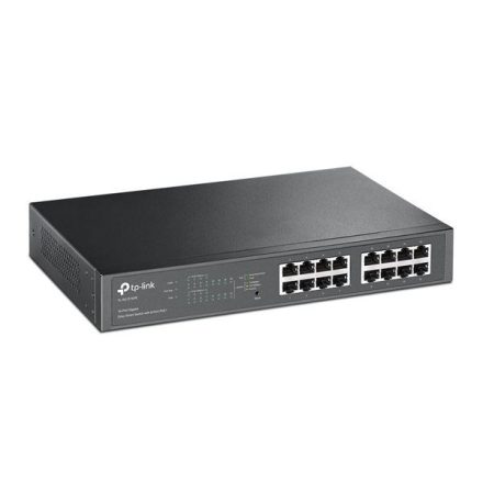 TP-Link TL-SG1016PE 10/100/1000 16 portos Poe + fémházas switch