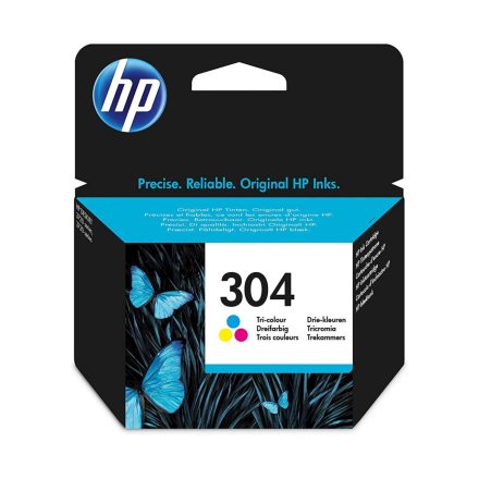 HP N9K05AE háromszínű tintapatron (304 )