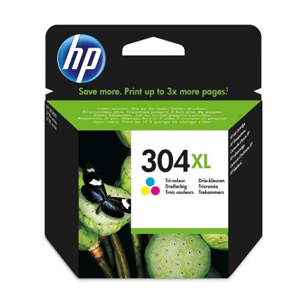 HP N9K07AE háromszínű tintapatron (304XL)