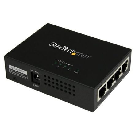 Startech.com 4 portos Gigabit PoE+ injektor (POEINJ4G)