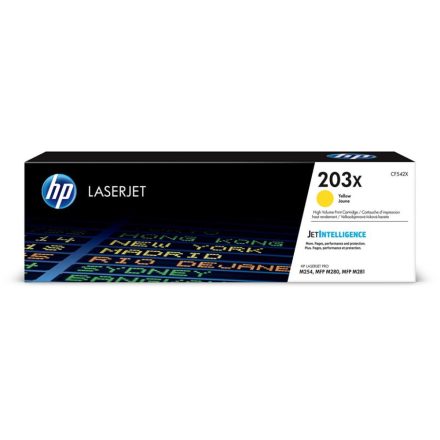 HP CF542X nagy kapacitású toner sárga (203X)