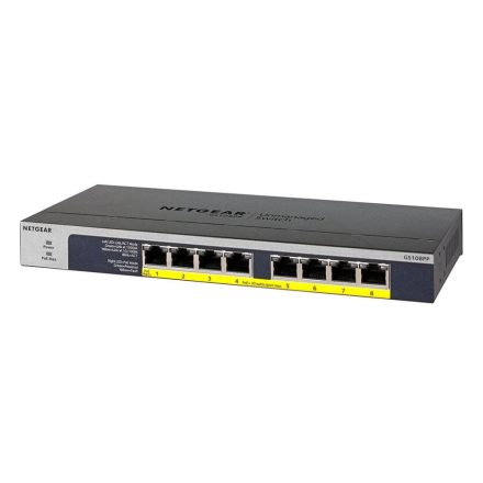 Netgear GS108PP-100EUS 1000Mbps 8 portos switch