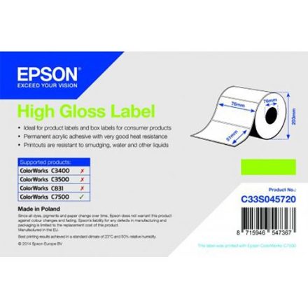 Epson címke (C33S045720)