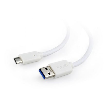 Gembird Cablexpert USB 3.0 AM --> Type-C (AM/CM) kábel 1.8m fehér  (CCP-USB3-AMCM-6-W)