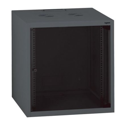 Legrand Linkeo 12U 19" fali Rack szekrény 600x600mm antracitszürke (646212)