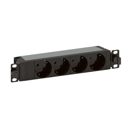 Legrand rack elosztósor 1U 10" 4 aljzat (646801)