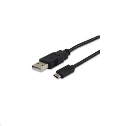 Equip 12888107 USB-C -> USB-A 2.0 kábel, apa/apa, 1m