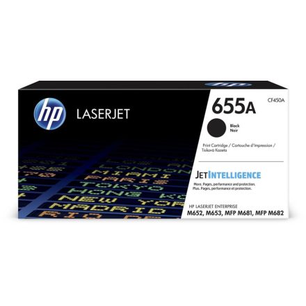 HP 655A LaserJet tonerkazetta fekete (CF450A)