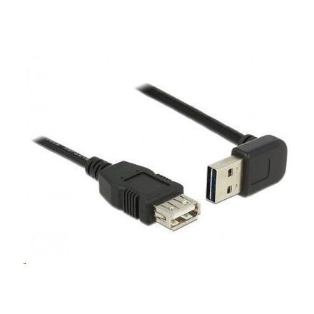 Delock 85177 EASY-USB A 2.0 ívelt bal / jobb > USB 2.0 A hosszabbító kábel, 0.5 m