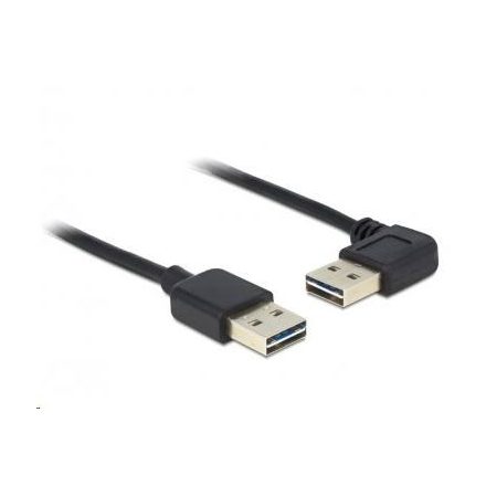 Delock 85176 EASY-USB A 2.0 ívelt bal / jobb > EASY-USB 2.0 A hosszabbító kábel, 0.5 m