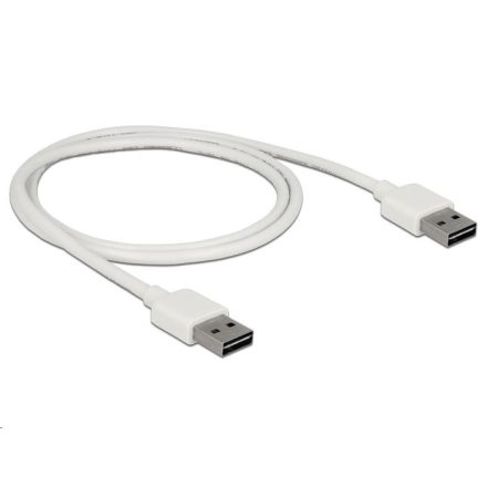 Delock 85193 EASY-USB 2.0 A > EASY-USB 2.0 A kábel, 1 m, fehér