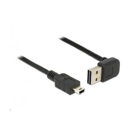 Delock 85184 EASY-USB A 2.0 ívelt felfelé / lefelé > USB 2.0 mini-B kábel, 0.5 m