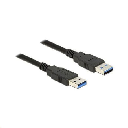 Delock 85063 USB 3.0 Type-A apa > USB 3.0 Type-A apa kábel, 3m, fekete