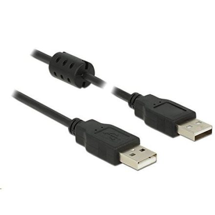 Delock 84888 USB 2.0 A > USB 2.0 A összekötő kábel, 0,5 m, fekete