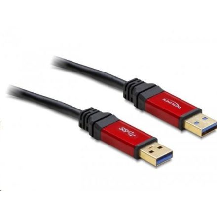 Delock 82746 USB 3.0-A apa / apa prémium összekötő kábel, 3 m