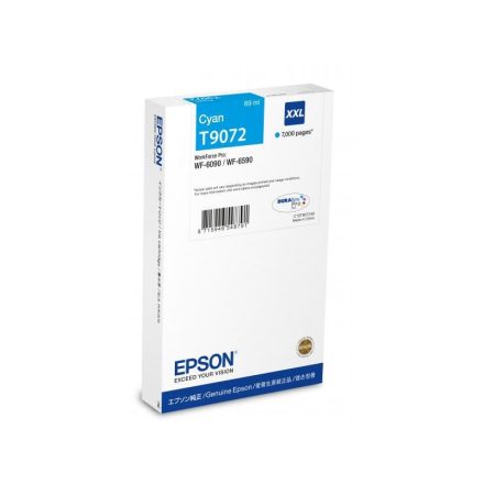 Epson C13T907240 WF-6xxx XXL patron cián